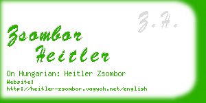 zsombor heitler business card